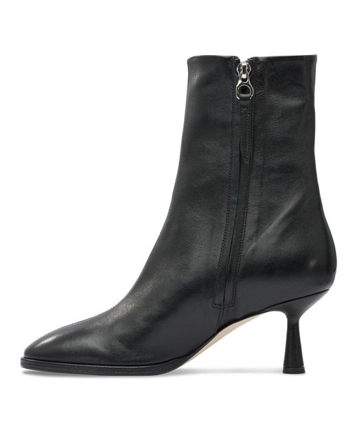 Aeyde Black "Dorothy 65Mm" Zippered Ankle Boots