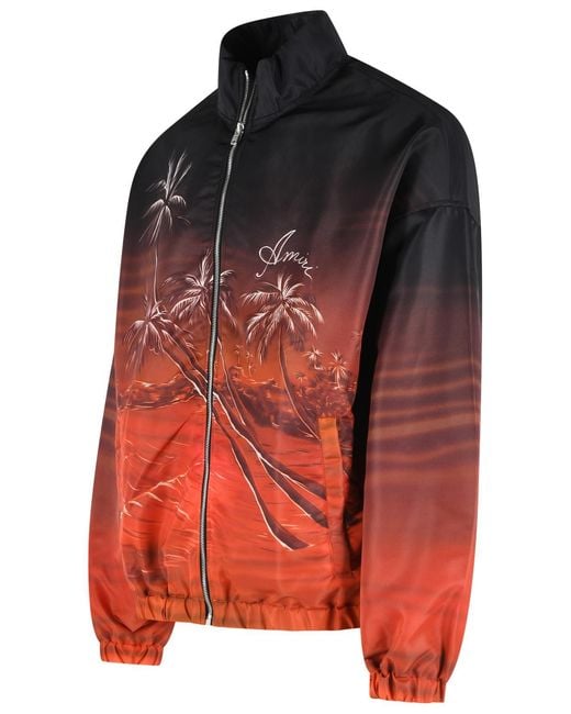Amiri Orange 'Palms' Bomber Jacket for men