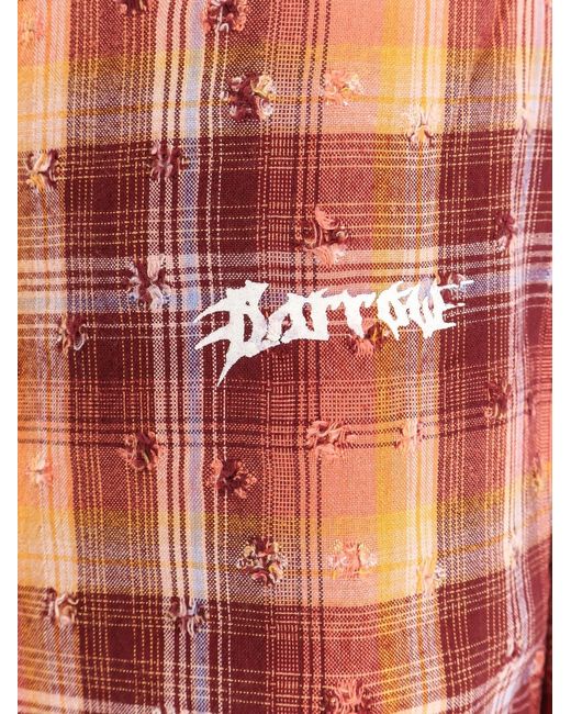 Barrow Red Bermuda Shorts Viscose-Cotton for men