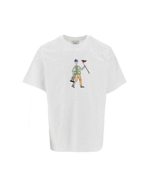 Forét White 'Patrol' T-Shirt for men