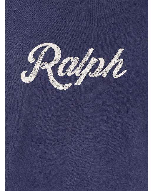 Polo Ralph Lauren Blue T-Shirts And Polos Cotone for men