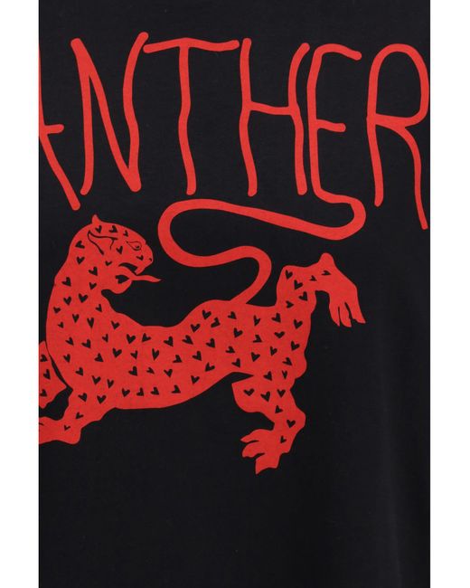 Valentino Red Printed Cotton T-Shirt