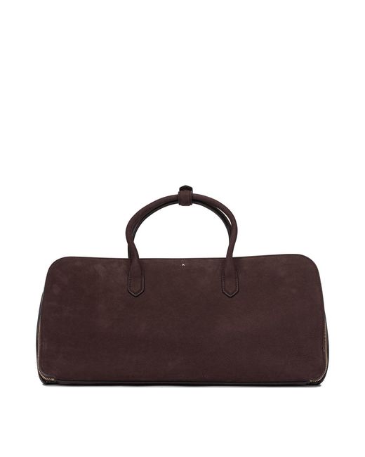 Alaïa Brown "Delta" Large Handbag