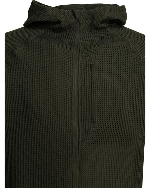 Houdini Sportswear Green "Pace Flow" Hoodie for men
