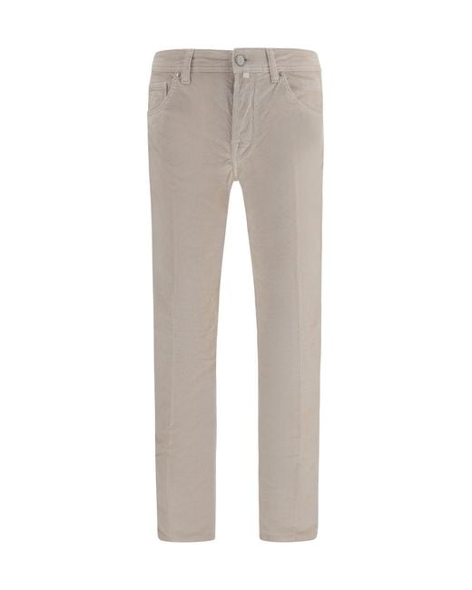 Jacob Cohen Gray Pants for men