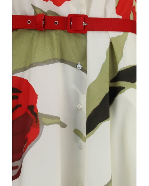 Sara Roka White Elodie Dress Tulips