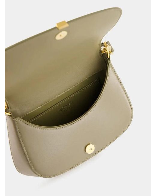 Saint Laurent White "Voltaire" Shoulder Bag Mini
