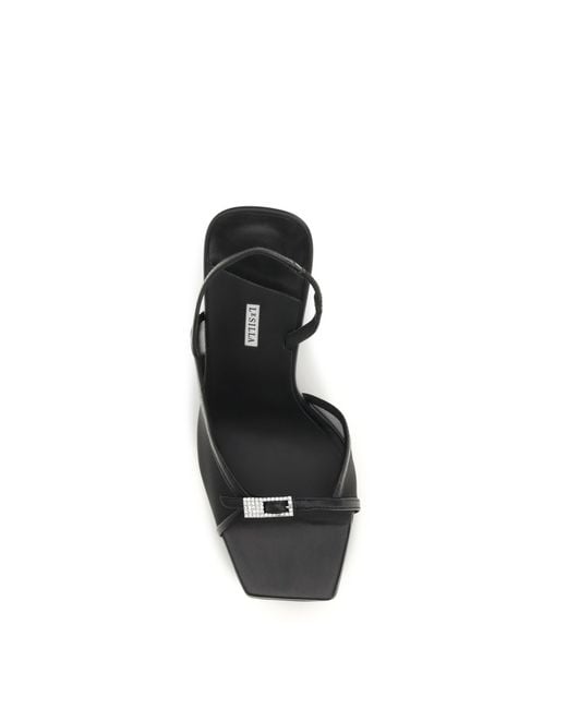 Le Silla White Sandals Vittoria Mesh