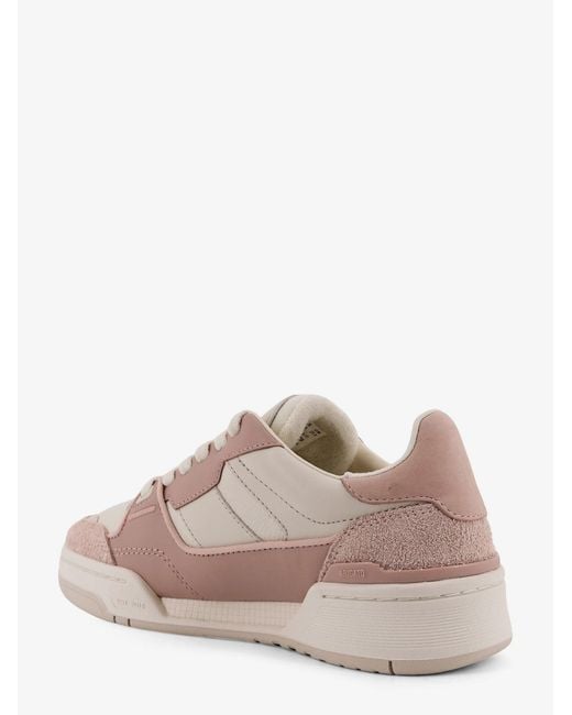 Axel Arigato Pink Clay Low-Top Suede And Leather Sneakers