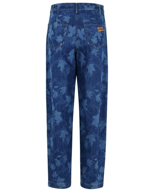Maison Kitsuné Blue 'Workwear' Denim Jeans