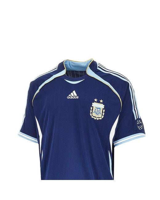 Adidas Originals Blue Away Argentina 2006 T-Shirt for men