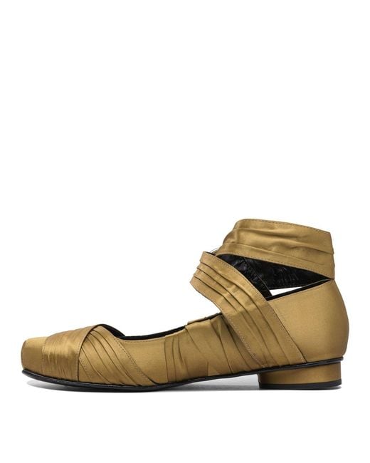 Alohas Metallic Ballerinas