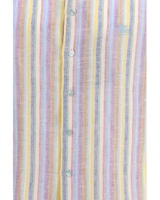 Etro White Roma Logo Shirt for men