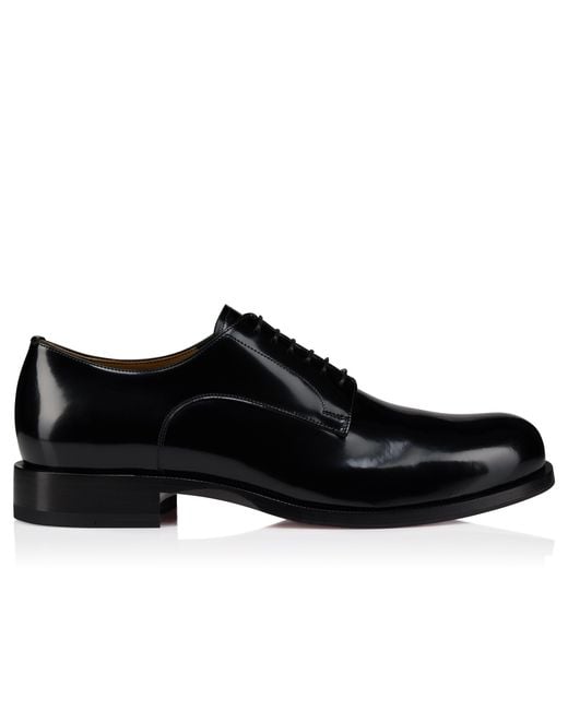 Christian Louboutin Black Moustachou Derby for men