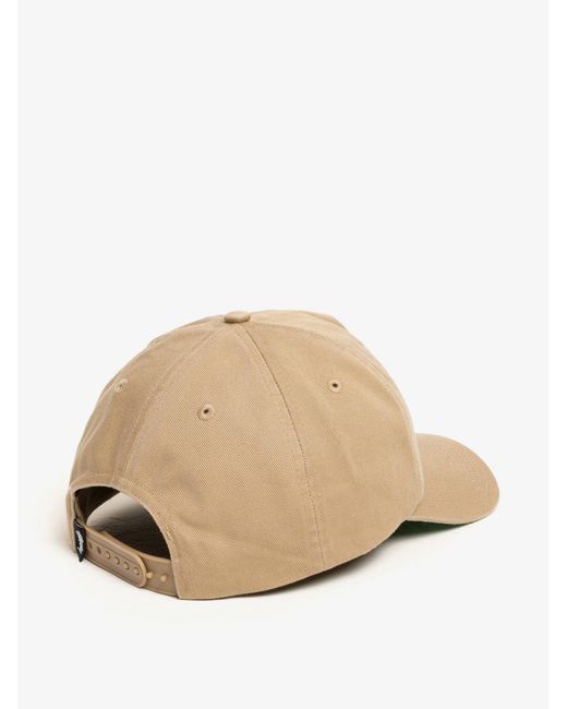 Stussy Pink Big Stock Mid Depth Cotton Baseball Hat for men