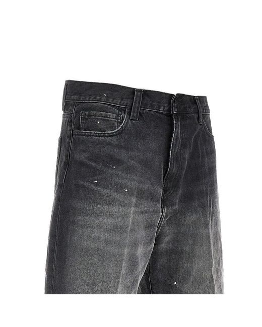 Carhartt Gray 'Landon' Denim Shorts for men