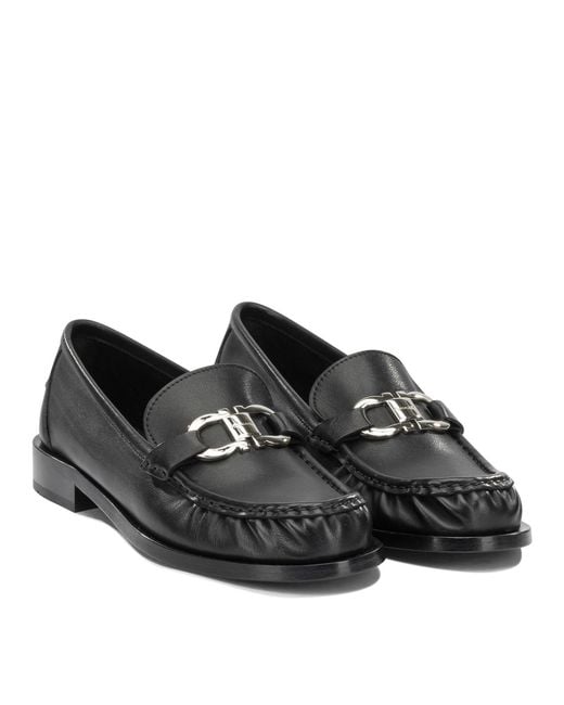 Ferragamo Black "Maryan" Loafers