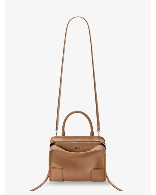 Loewe Brown Amazona 180 Leather Handbag