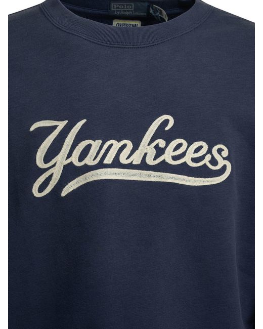 Polo Ralph Lauren Blue X Mlb Collection" Crewneck Sweatshirt for men