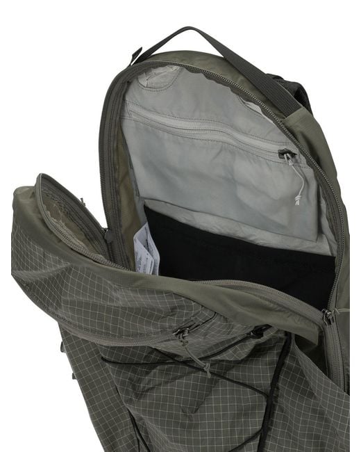 Arc'teryx Gray "Aerios 18" Sports Backpack for men