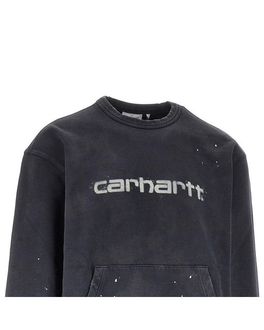 Carhartt Blue 'Painter' Crewneck Sweatshirt for men