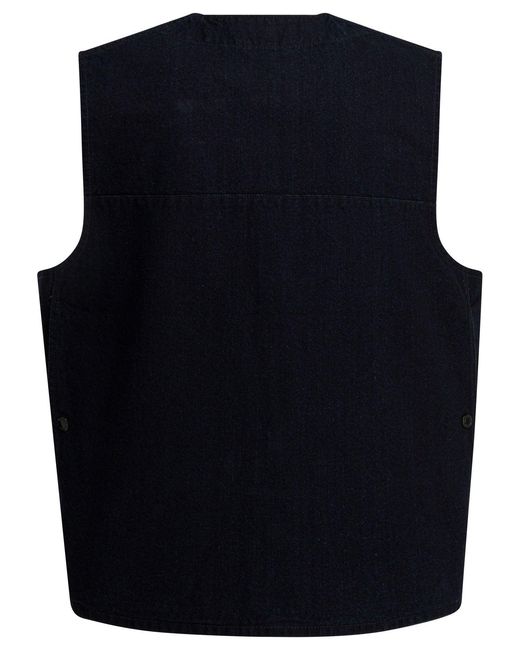 Filson Blue "Dry Tin" Sleeveless Jacket