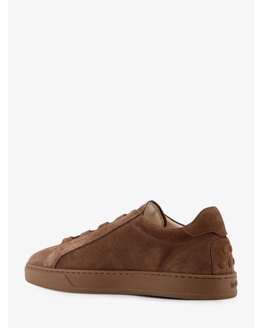 Tod's Brown Suede Sneakers for men