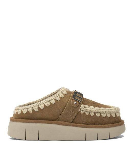 Mou Brown Loafers & Slippers
