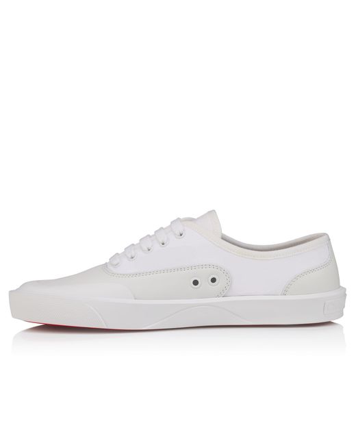 Christian Louboutin White Tactical Skate Sneakers for men
