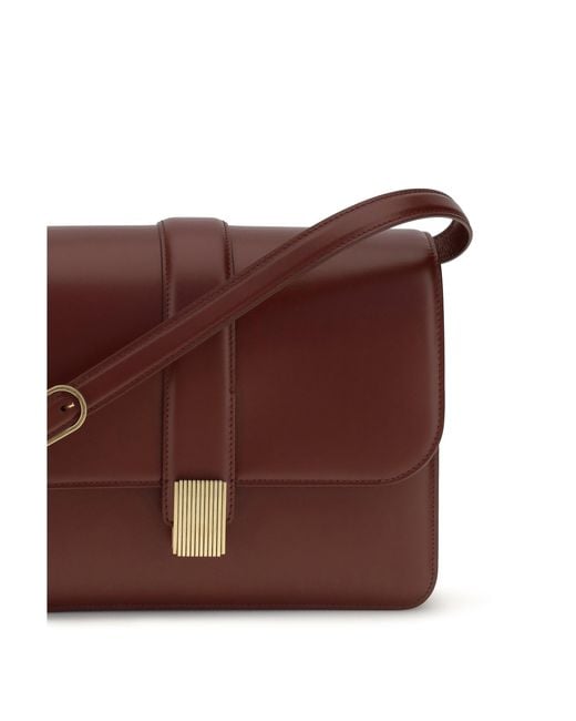 Khaite Purple Shoulder Bag Blake Leather