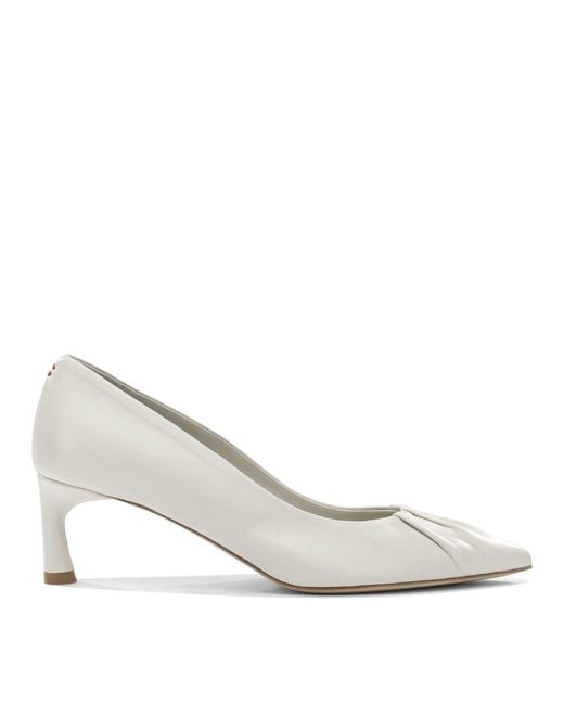 Halmanera White Heeled Shoes