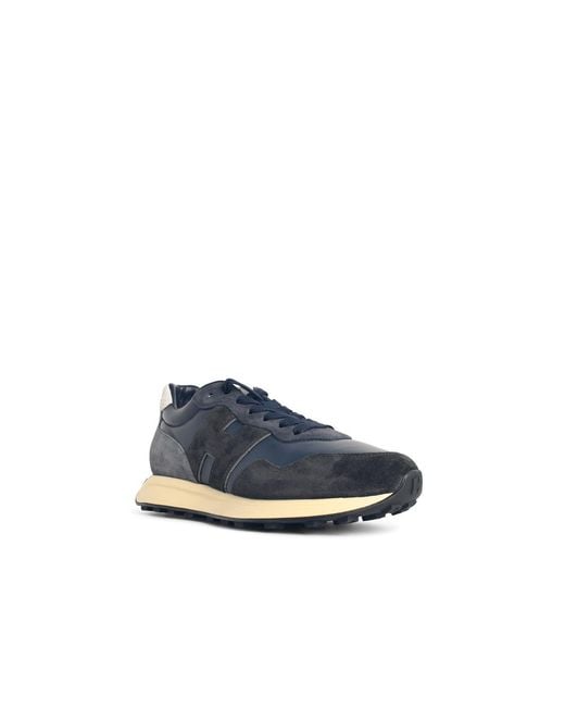 Hogan Blue H601 Leather Sneakers for men