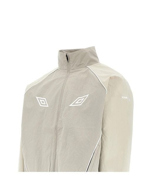 Umbro Gray 'Eyes' Technical Fabric Blouson for men