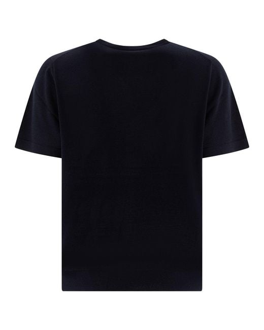 Vince Black Short-Sleeved Sweater for men