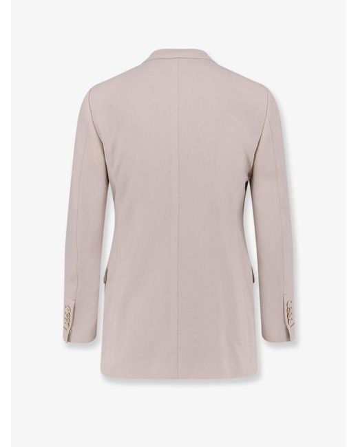 Tom Ford Pink Wool, Cashmere And Silk Blazer for men