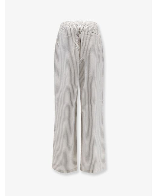Rohe Gray Trousers Silk