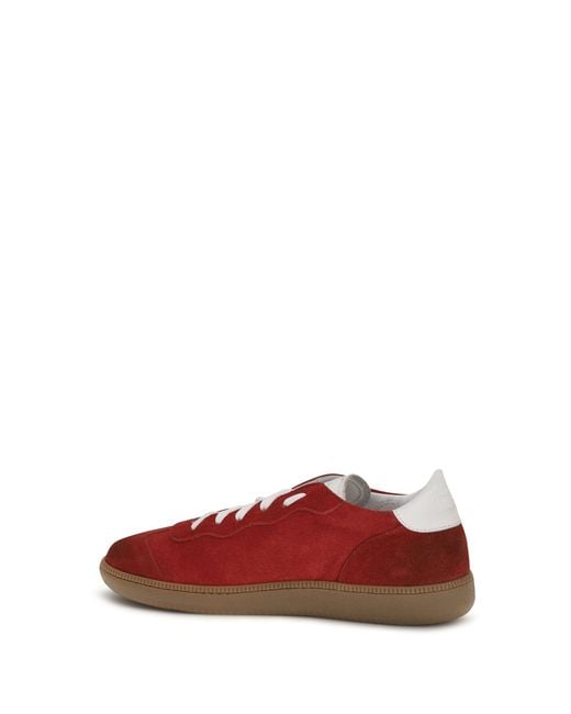 Be980 Red Sneakers Harvard 1 Suede
