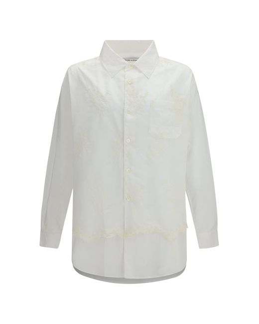 Our Legacy White Vast Shirt Cloud Breezey Cotton for men