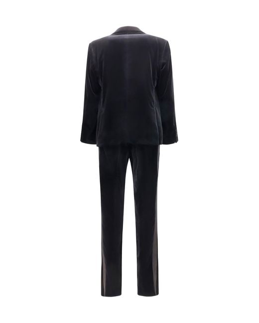 Ferragamo Blue Velvet Tuxedo Suit for men