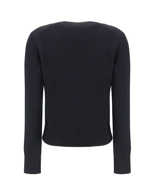 AMI Blue Ami De Coeur Sweater