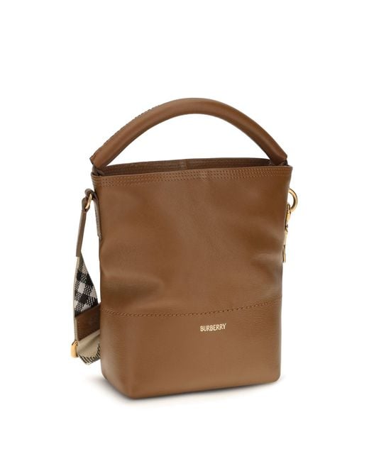 Burberry Brown B Clip Bucket Bag