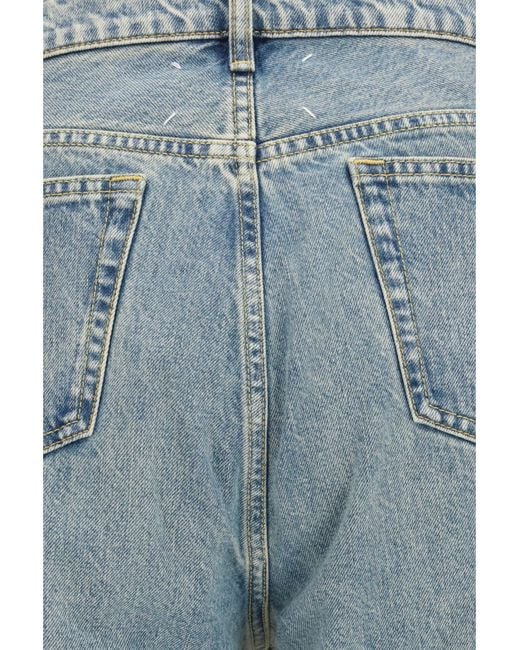 Margiela Blue Belt-Loop Jeans Ice for men
