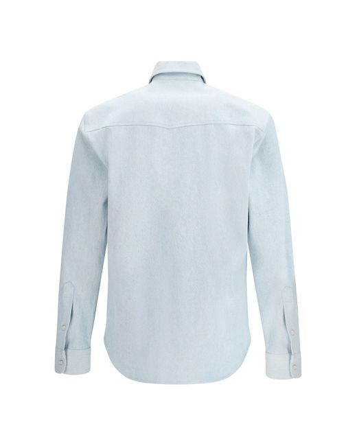 Umit Benan Blue Shirt Western Denim for men