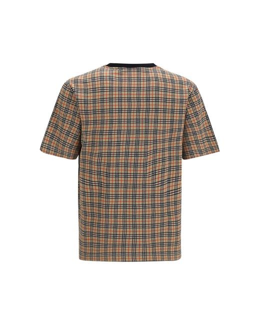 Burberry Blue Jwear Two-Tone T-Shirt for men