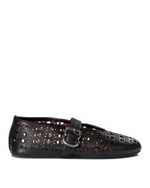 Alaïa Black "Vienne" Ballet Flats