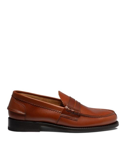 Saxone Of Scotland Brown "Arran" Loafers for men