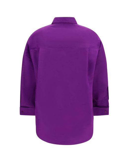 Balenciaga Purple T-Shirt Cotton