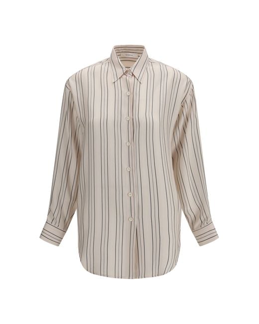 Umit Benan White Shirt Marghe Silk for men