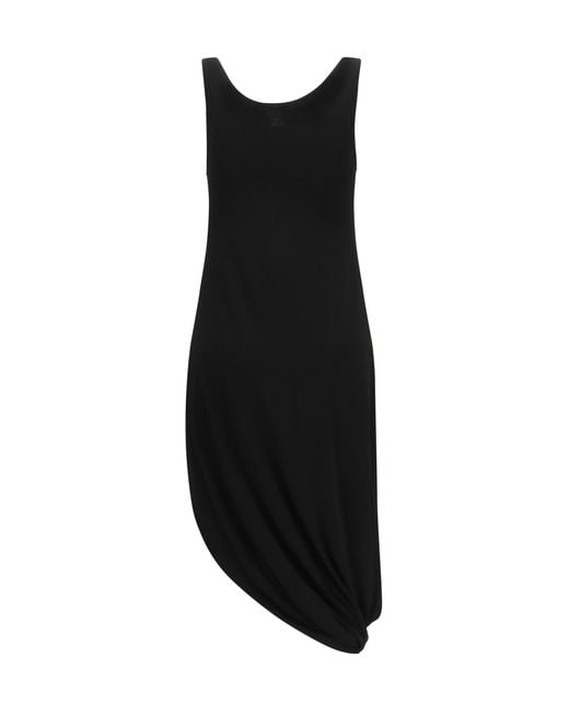 Loewe Black Viscose Dress