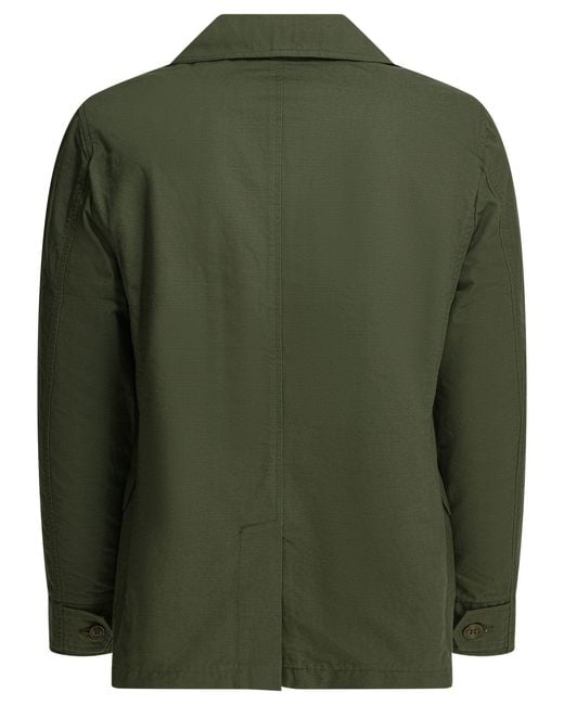 Manifattura Ceccarelli Green "Bush" Lightweight Jacket for men